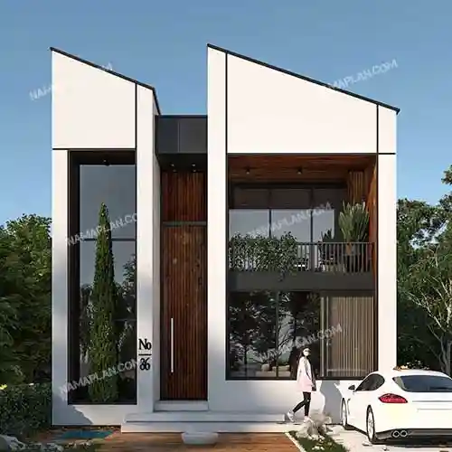 ویلا مدرن در نور